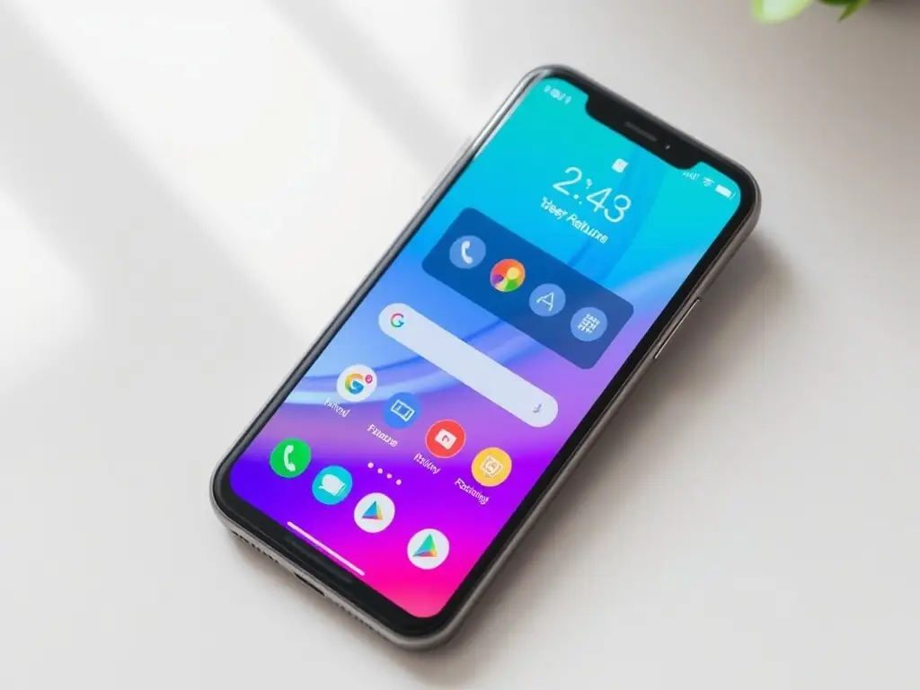 A modern mobile app interface displayed on a smartphone, highlighting user-friendly design elements, used in the context of the UI/UX design services offered by StudioForma.